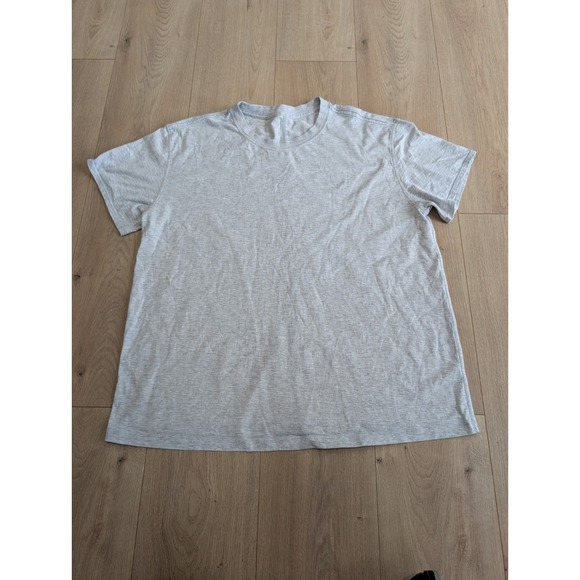 Lululemon All Yours Tee In Heathered Gray  - Size 10 W3FU1S - Picture 1 of 4